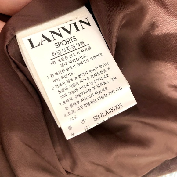 LANVIN Paris Sport Lightweight Plaid Jacket EU 38 - Picture 12 of 12